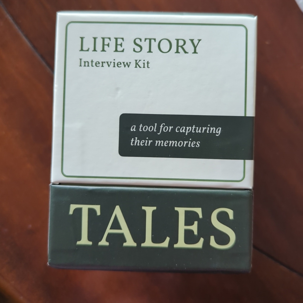 Tales Life Story Interview Kit Cards New, opened
